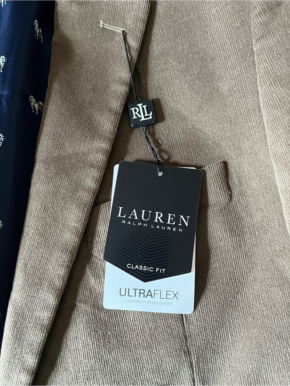 NWT Lauren Ralph Lauren Men's Ledger Classic Fit Corduroy Sport Coat Blazer 42S - Picture 10 of 16